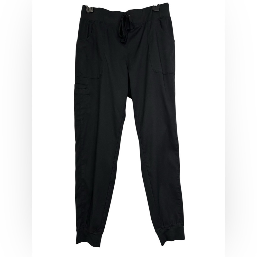 Maevn Scrub Pants • Black / Solid Utility • Relaxed / Jogger Style/healthcare